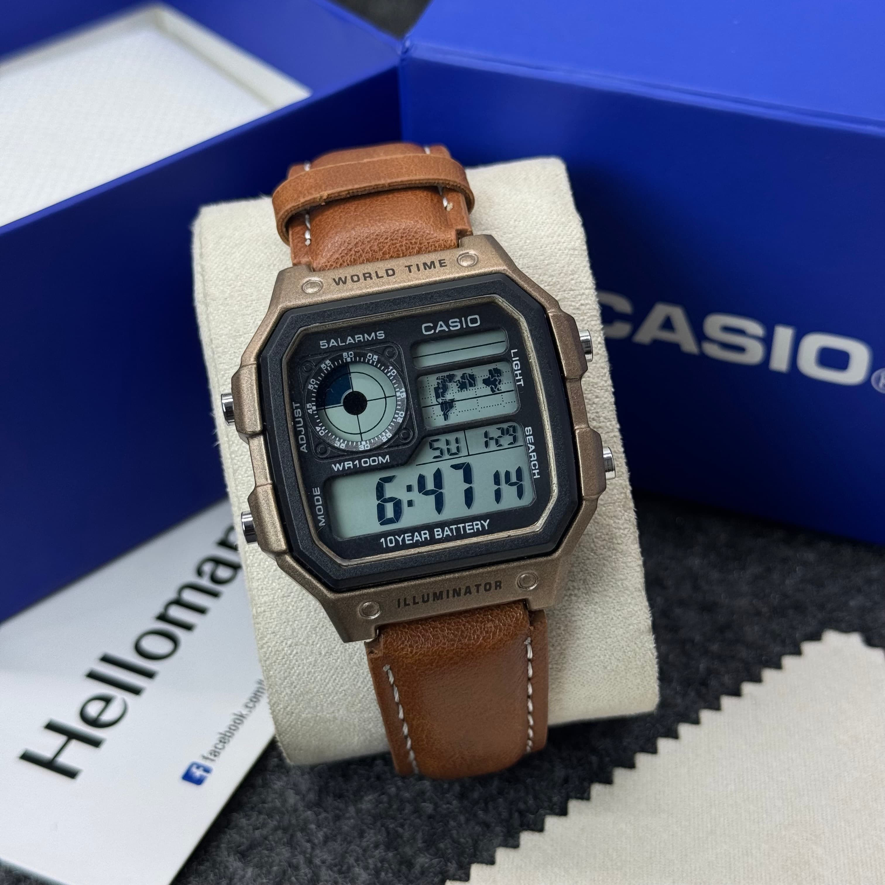 Casio World Timer Digital Dial Men’s Watch