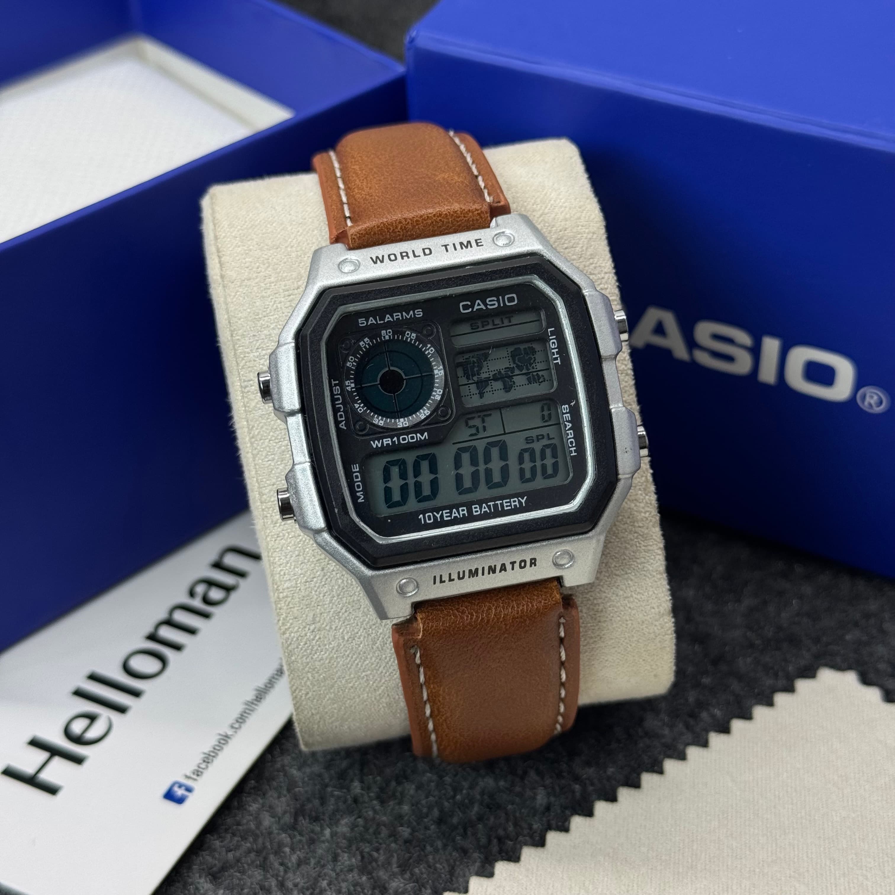 Casio World Timer Digital Dial Men’s Watch
