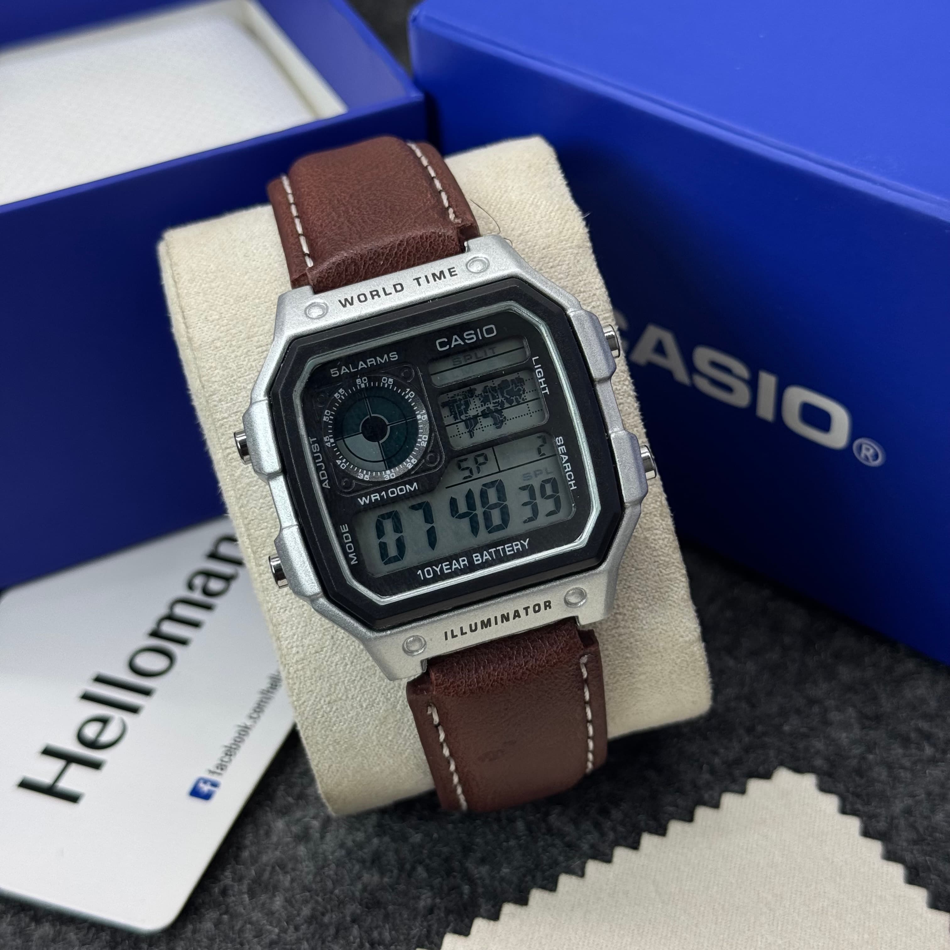 Casio World Timer Digital Dial Men’s Watch