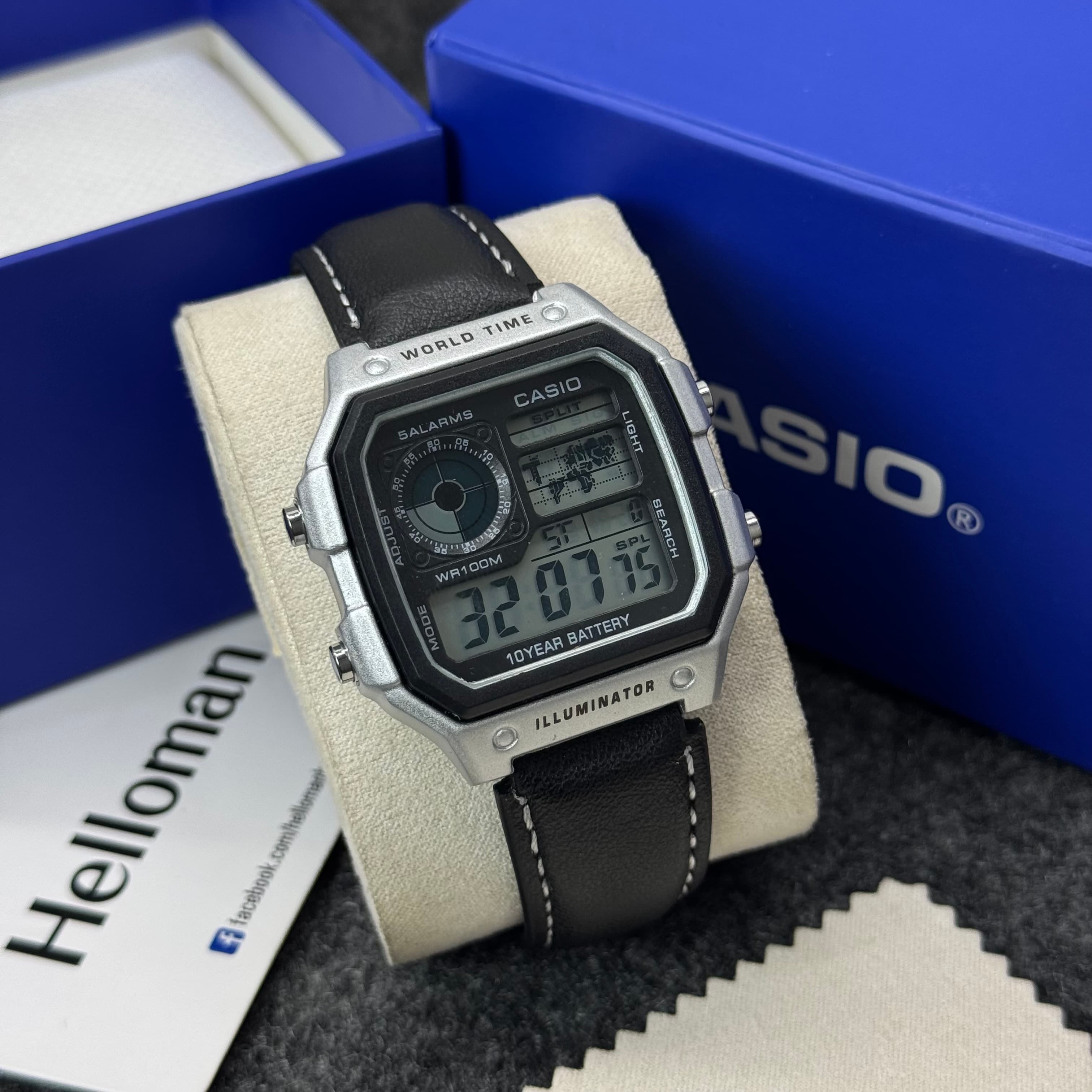 Casio World Timer Digital Dial Men’s Watch