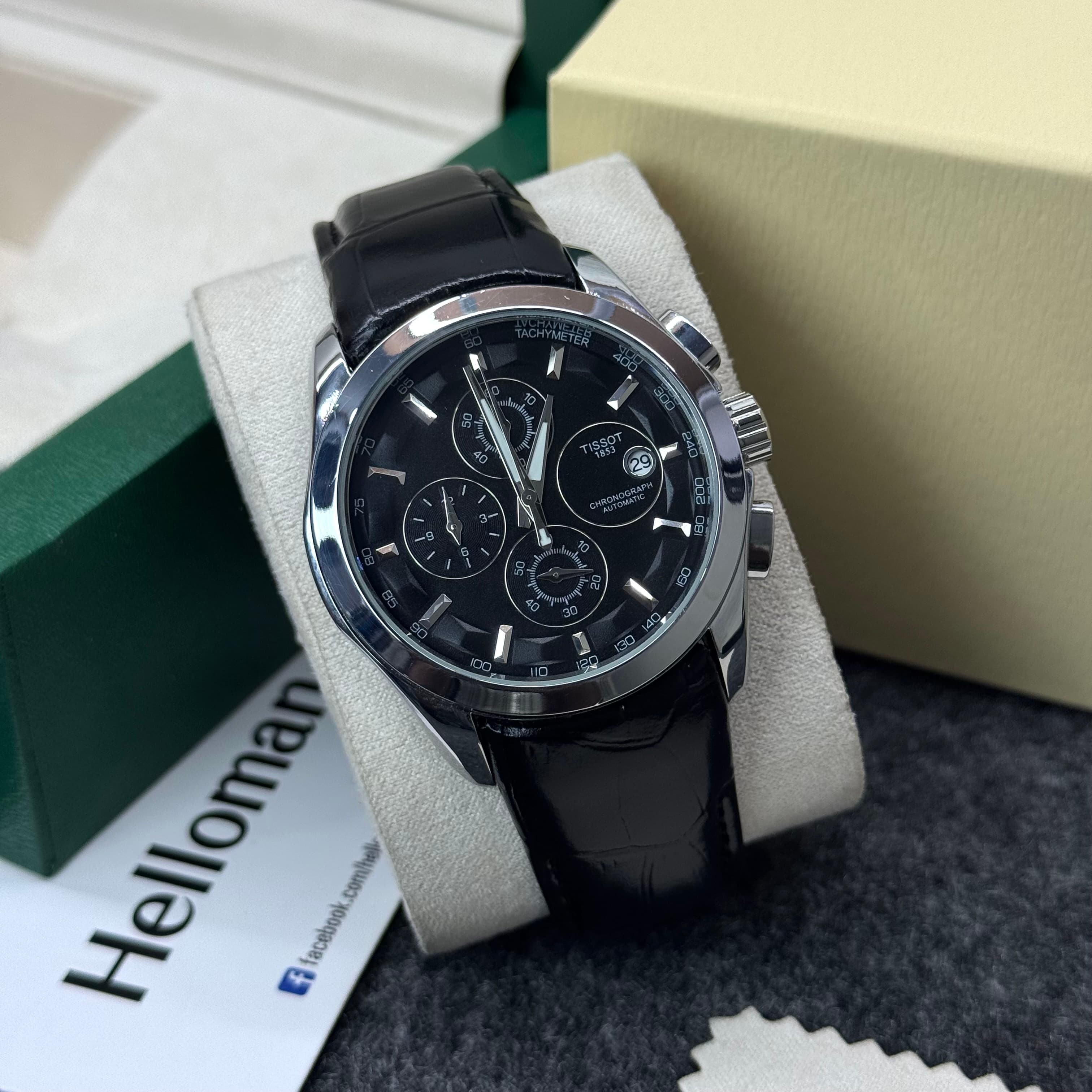 Tissot 1853 Premium Quality Leather Strap Chronograph Watch