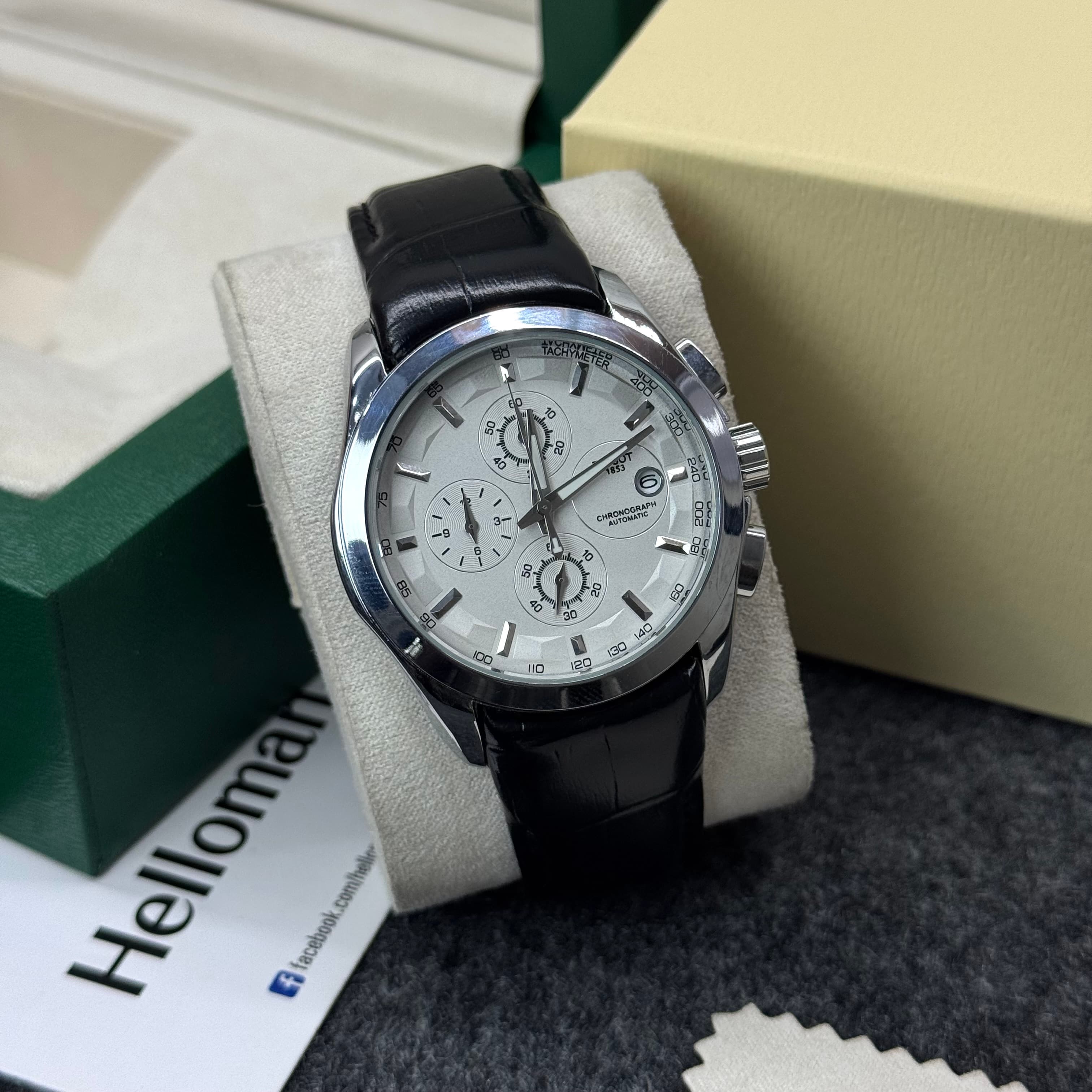 Tissot 1853 Premium Quality Leather Strap Chronograph Watch