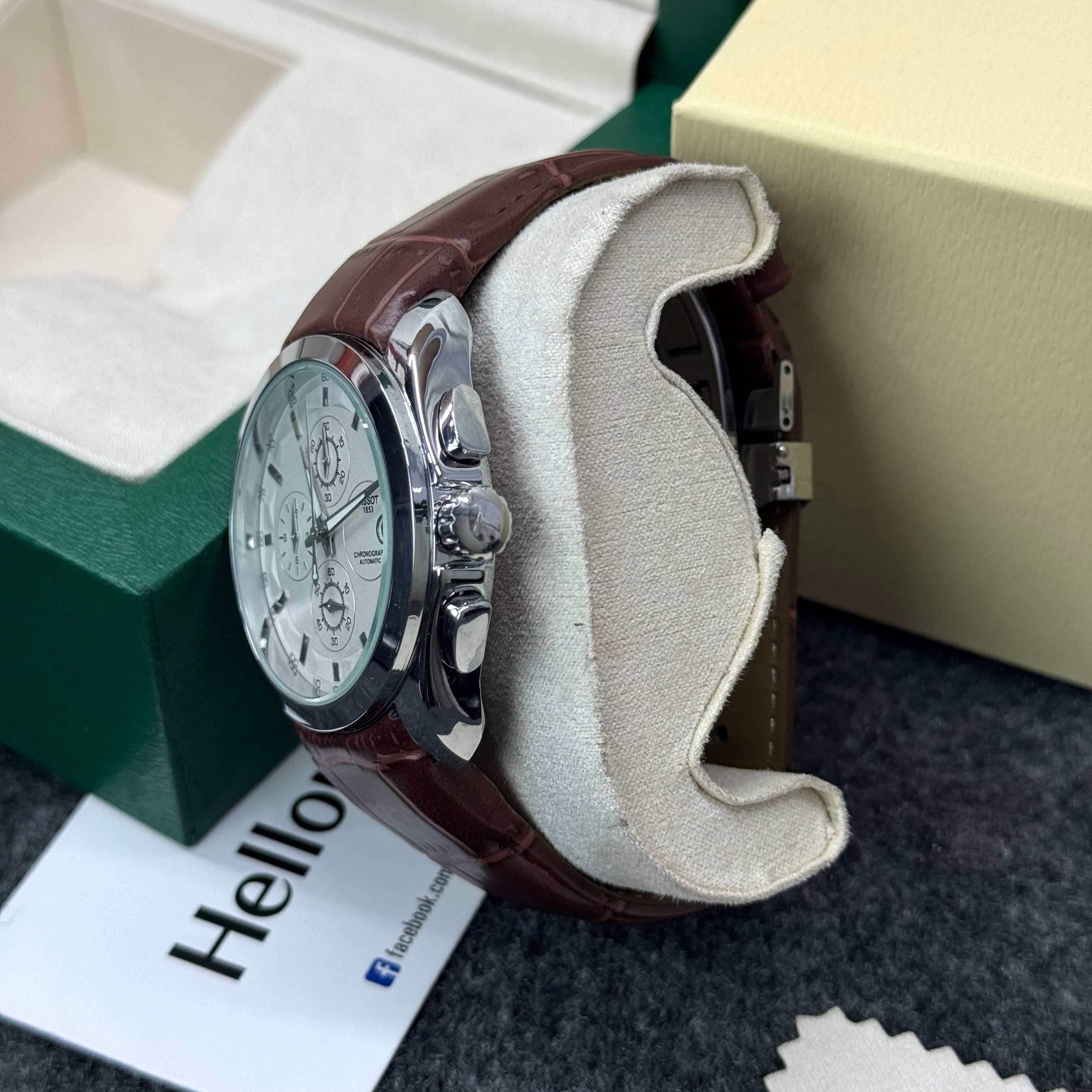 Tissot 1853 Premium Quality Leather Strap Chronograph Watch