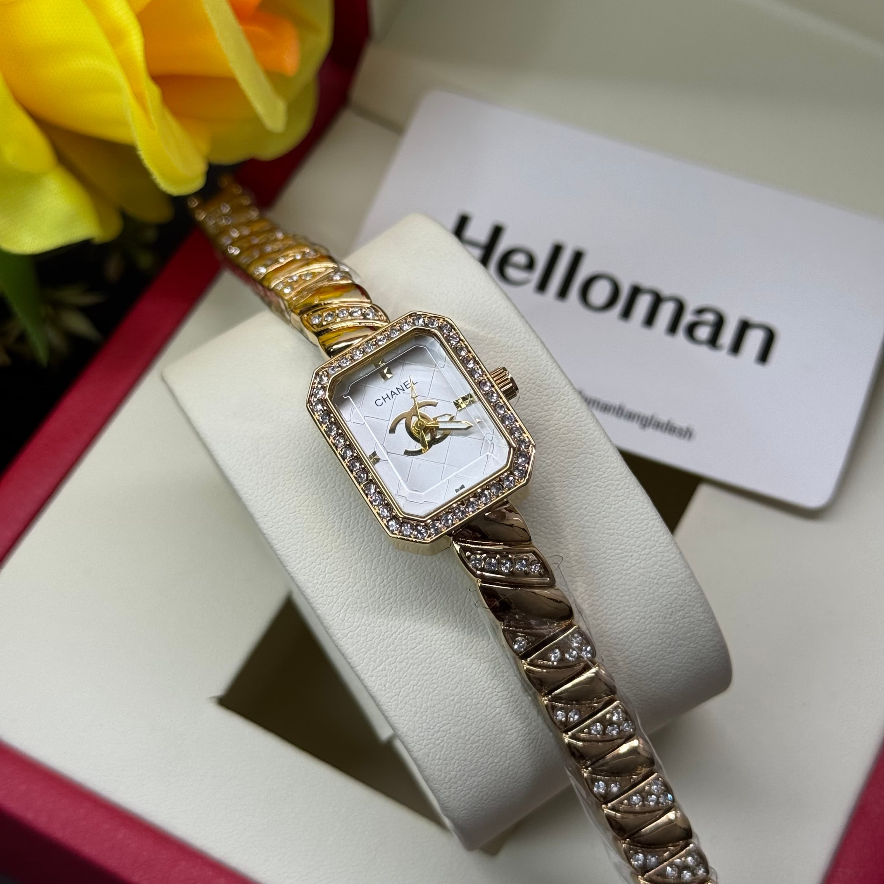 Crystal Bracelet Watch For Women