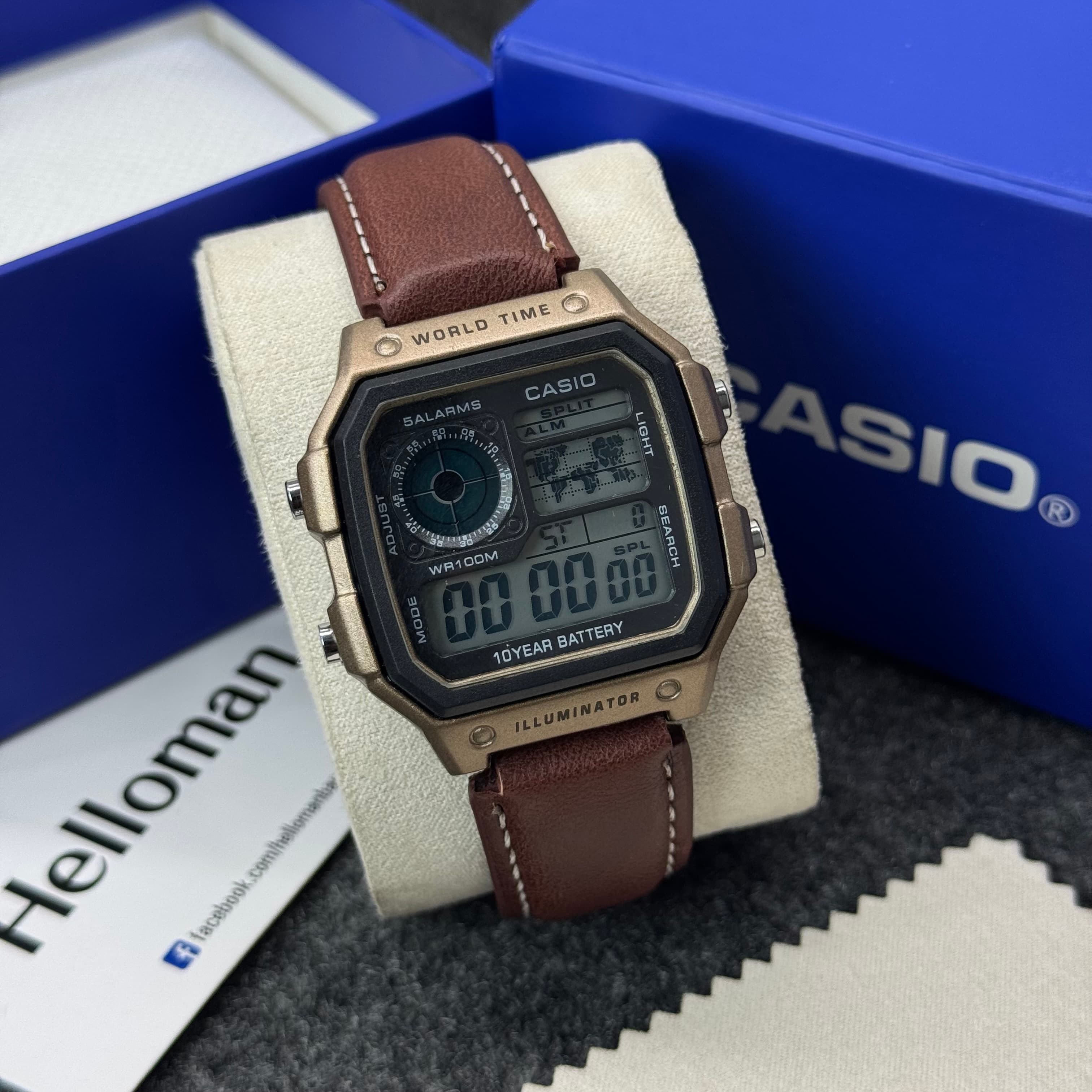 Casio World Timer Digital Dial Men’s Watch