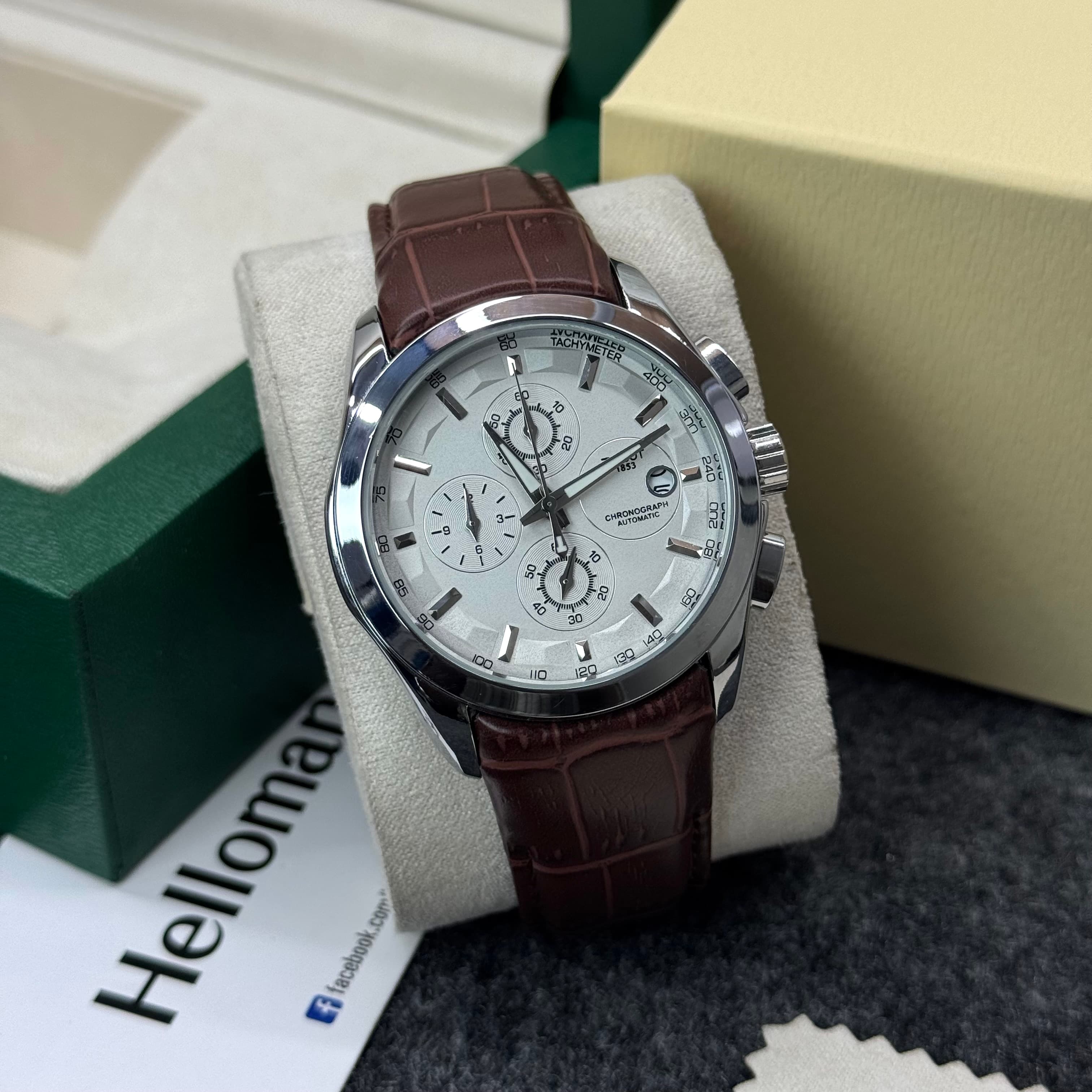 Tissot 1853 Premium Quality Leather Strap Chronograph Watch
